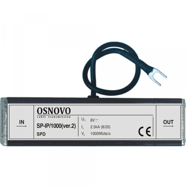Устройства грозозащиты OSNOVO SP-IP/1000 (ver2)
